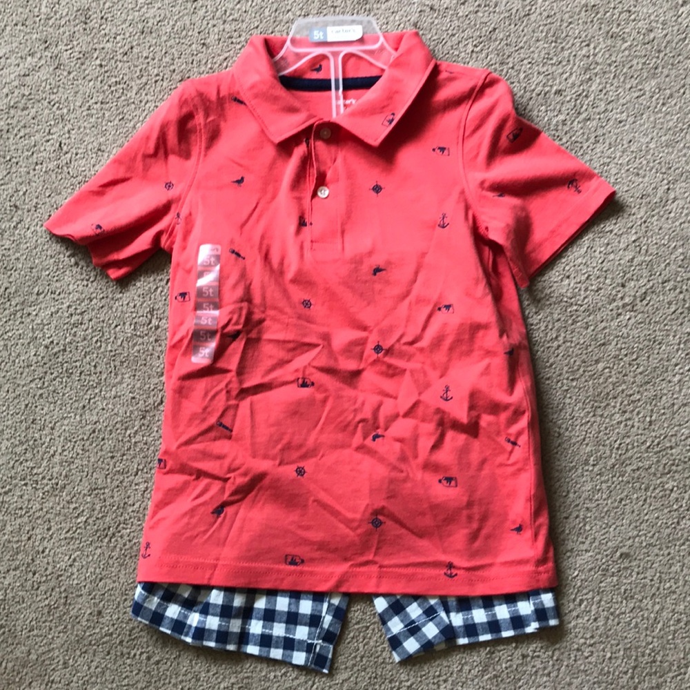 NWT Carter’s nautical theme set